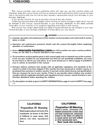WA800-3(JPN) S/N 50091-50124 Operation manual (English)