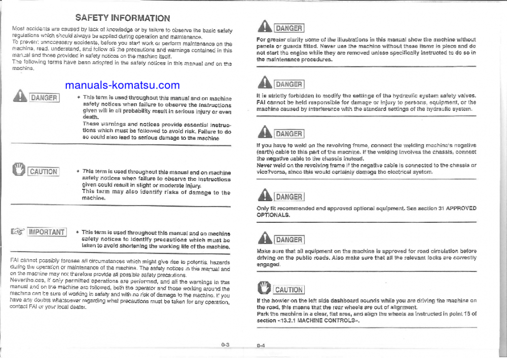 Protected: 410W(ITA) S/N 0001638-UP Operation manual (English)