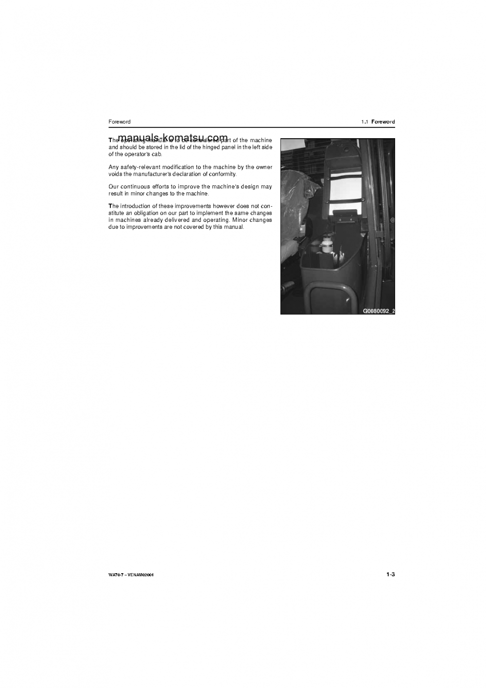 Protected: WA70-7(DEU) S/N H62051-UP Operation manual (English)