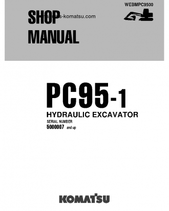 PC95-1(ITA) S/N 5000001-UP Shop (repair) manual (English)