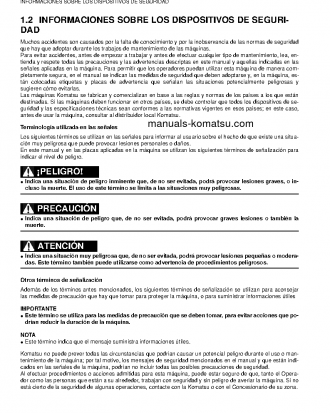 PC26MR-3(ITA) S/N F31560-UP Operation manual (Spanish)