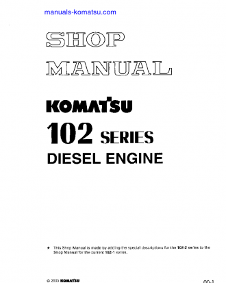 102 SERIES-C(CHN) Shop (repair) manual (English)